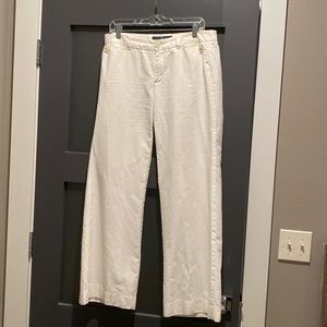 Gap White wide leg pants